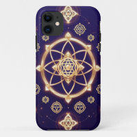 Celestial Geometry of Light — Sacred Pattern
