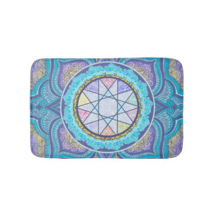 Celestial Geometry Portal Bath Mat