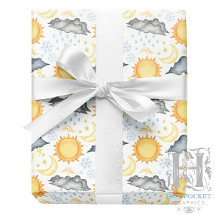 Celestial Gift Wrapping Paper