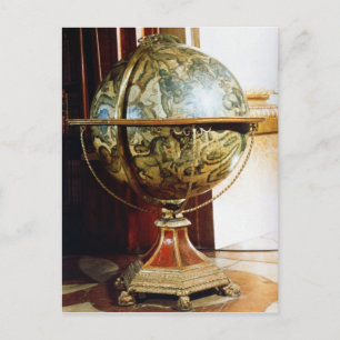 Celestial globe, 1688 postcard