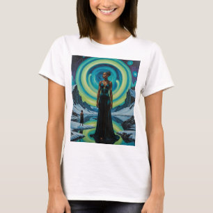 Celestial Goddess Cosmic Dreamscape Tee