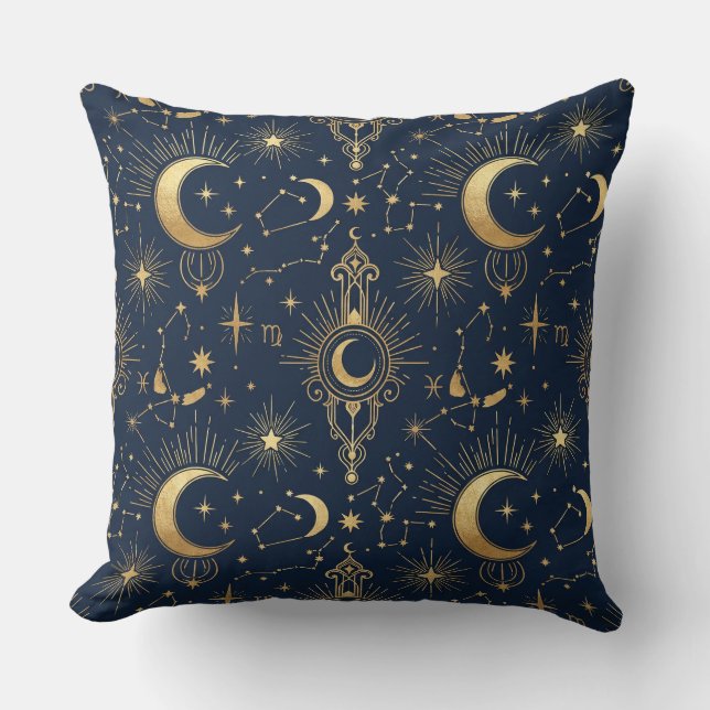 Celestial Gold Pillow (Front)