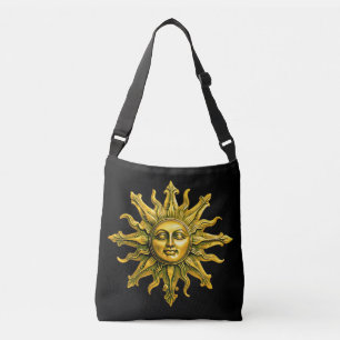"Celestial Gold Radiance" The Sun Crossbody Bag