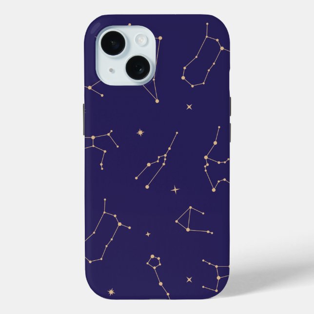 Celestial Gold Star Solareclipse Theme  Case-Mate iPhone Case (Back)