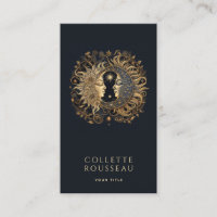 Celestial Gold Sun Moon Black