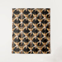 Celestial Golden Angels Pattern Design 