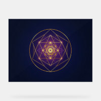 Celestial Golden Mandala — Balance in the Infinite