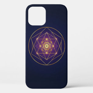 Celestial Golden Mandala — Balance in the Infinite iPhone 12 Case
