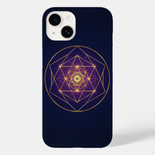 Celestial Golden Mandala — Balance in the Infinite Case-Mate iPhone 14 Case