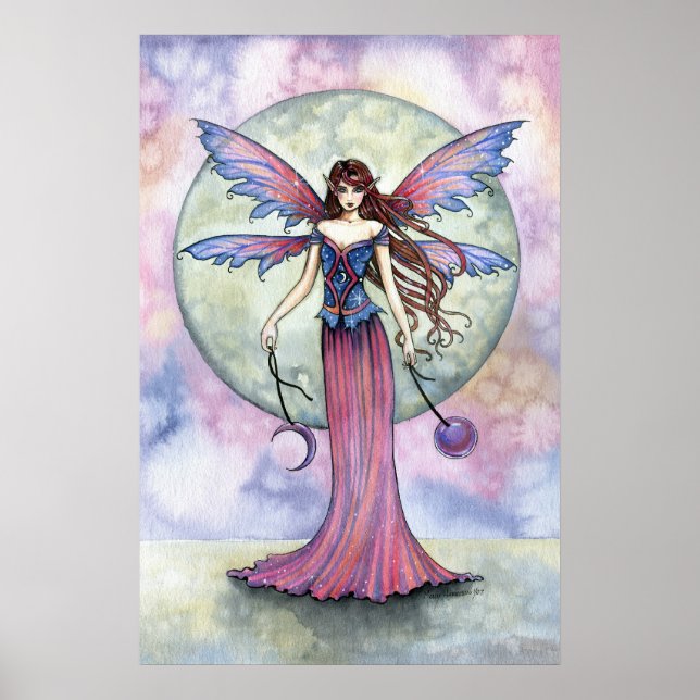 Celestial Gothic Fairy Poster Print (Front)