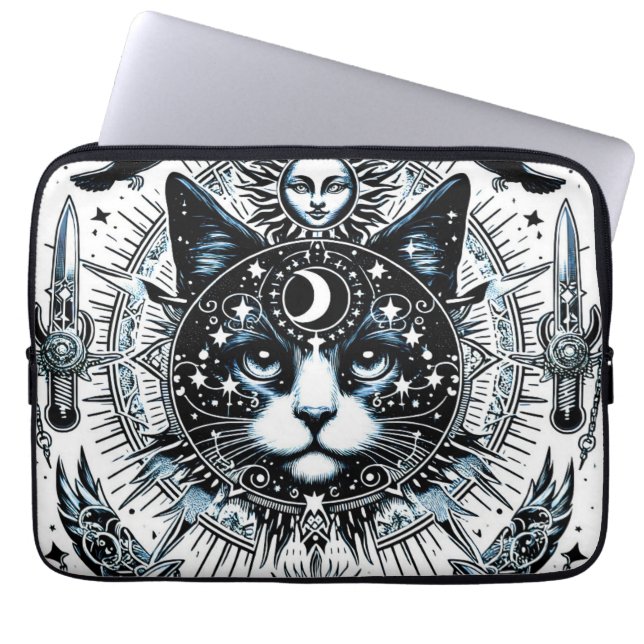 "Celestial Guardian" Laptop Sleeve (Front)