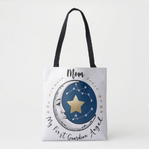 Celestial Guardian Mum   Moon & First Journey Art Tote Bag