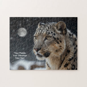 Celestial Guardian – Snow Leopard Jigsaw Puzzle