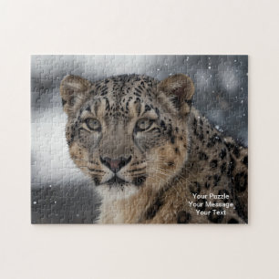 Celestial Guardian – Snow Leopard Jigsaw Puzzle