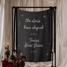 Celestial Halloween Bridal Shower Welcome Sign