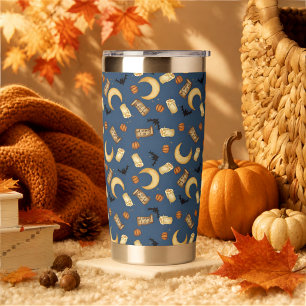 Celestial Halloween Witchy Moon Thermal Tumbler