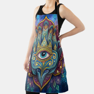 Celestial Hamsa  Apron