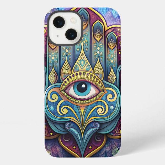 Celestial Hamsa  iPhone Case (Back)