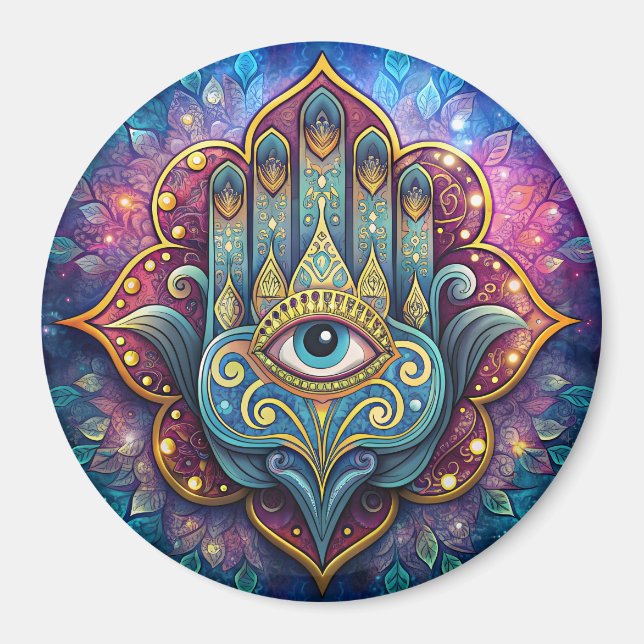 Celestial Hamsa  Magnet (Front)