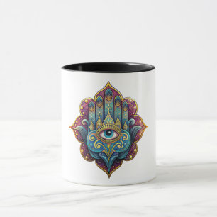 Celestial Hamsa Mug