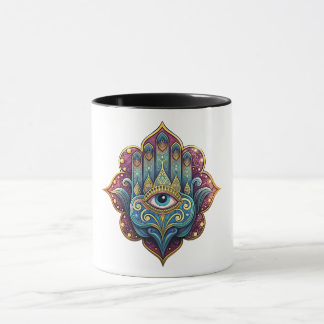 Celestial Hamsa  Mug (Center)