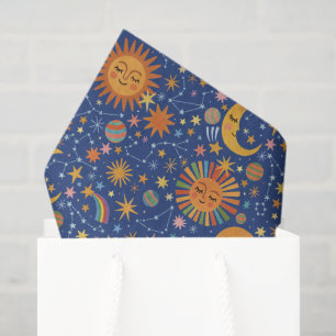 Celestial Hand Drawn Pattern - Tissue Paper