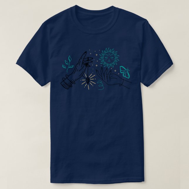 Celestial Hands T-Shirt (Design Front)