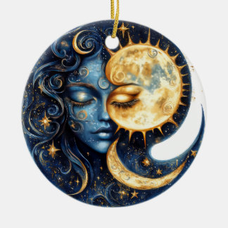 Celestial Harmony Ceramic Ornament