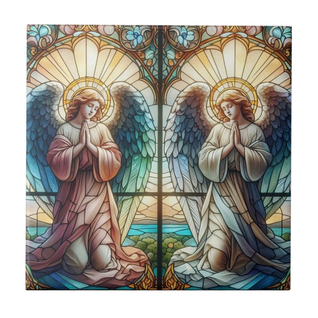 Celestial Harmony Ceramic Tile (Front)