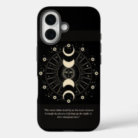 Celestial Harmony: Phases of the Moon iPhone Case