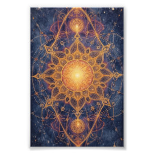 Celestial Harmony – Portal of the Sacred Light Photo Print
