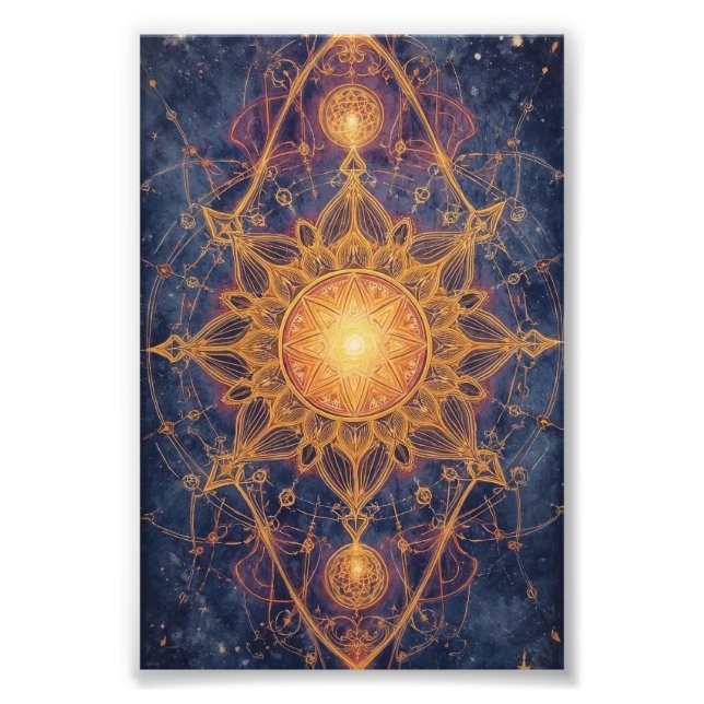 Celestial Harmony – Portal of the Sacred Light Photo Print (Front)