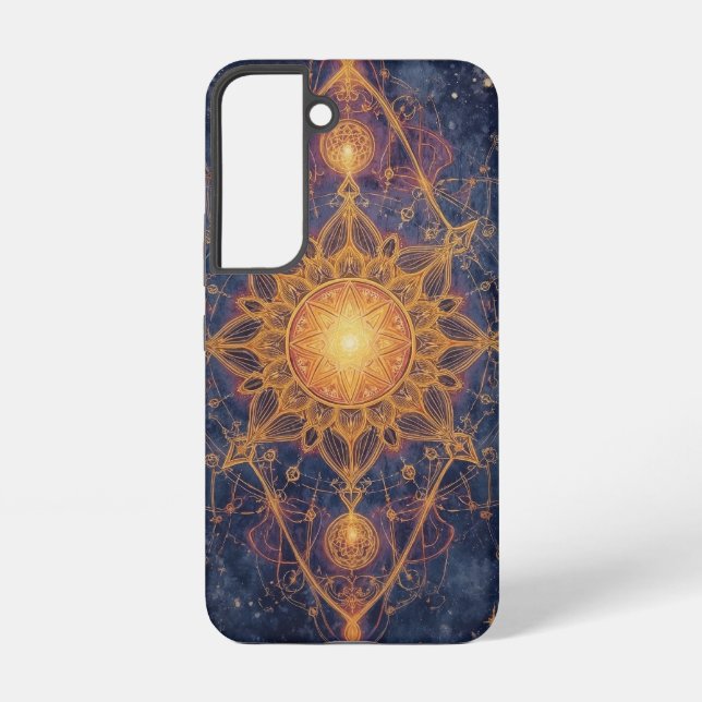 Celestial Harmony – Portal of the Sacred Light Samsung Galaxy S22 Case (Back)