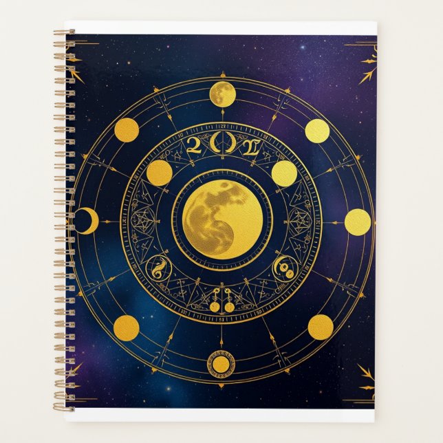 Celestial Harmony: The Zodiac Planner (Front)