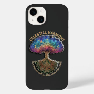 Celestial Harmony Tree | Cosmic Meditation Mandala Case-Mate iPhone 14 Case