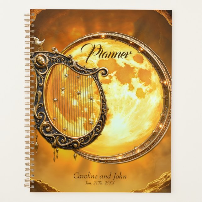 Celestial Harp of the Golden Planner (Front)
