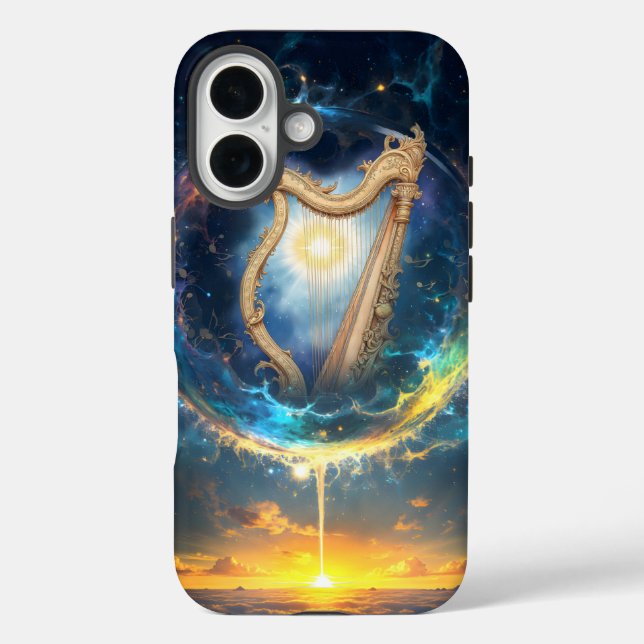 Celestial Harp of the Moonbound Skies.  Case-Mate iPhone Case (Back)