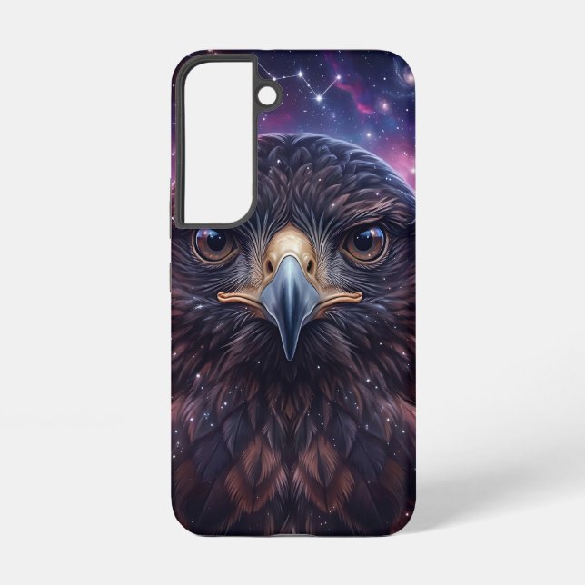 Celestial Harris Hawk Nebula Galaxy Case (Back)