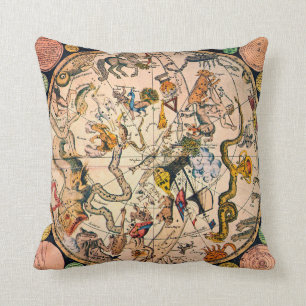 Celestial Hemisphere, 1790 Cushion