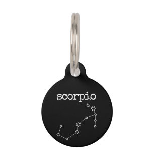 Celestial Horoscope Scorpio Pet Tag