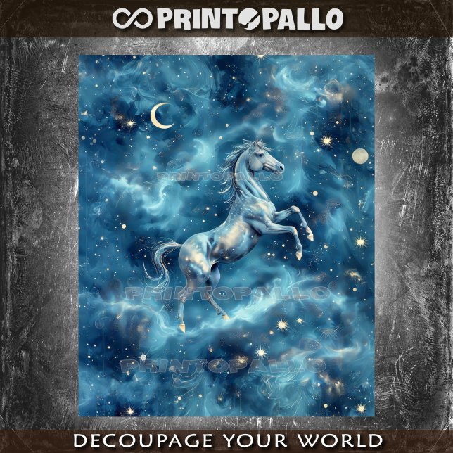 Celestial horse in Space  Tissue Paper (Creator Uploaded)