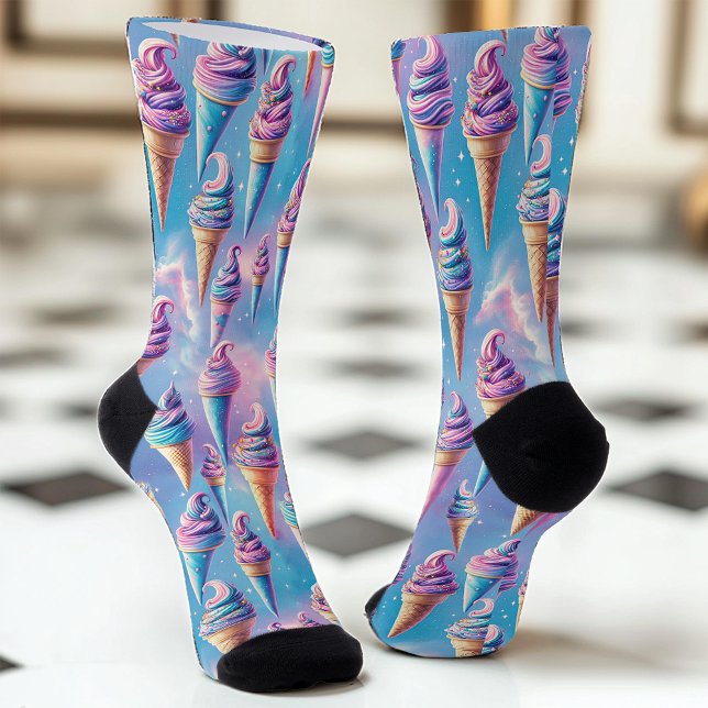 Celestial Ice Cream Cones Socks (Creator Uploaded)