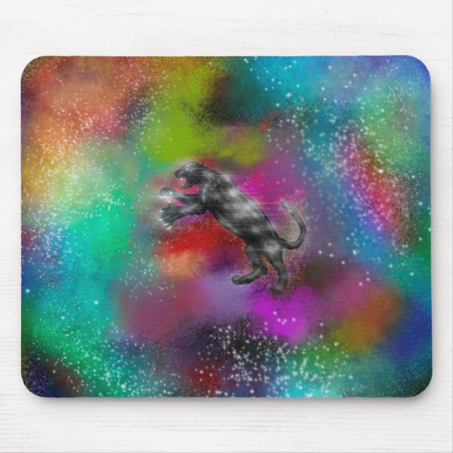 Celestial Jaguar Mouse Pad (Front)