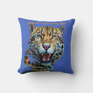 Celestial Jaguar of the Enchanted Forest T-Shirt Cushion