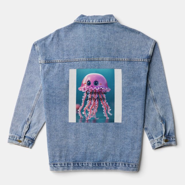  Celestial Jellyfish Denim Jacket (Back)