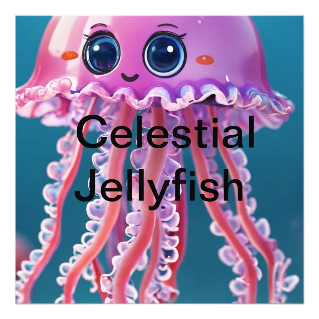  Celestial Jellyfish Photo Print (Front)