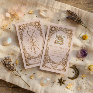 Celestial Jewellery Business Card   Mystical Moon 