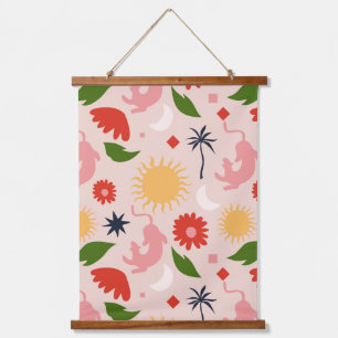 Celestial Jungle Hanging Tapestry