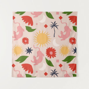 Celestial Jungle Tapestry