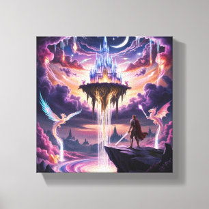 Celestial Kingdom Canvas Art – Mythical Floating